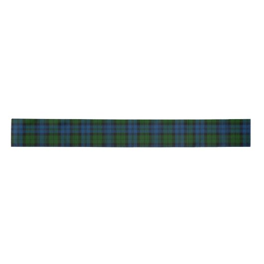 Ruban En Satin Clan vert Plaid Campbell Classique militaire Tarta (Devant)