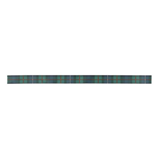 Ruban En Satin Classic Plaid Robertson Green Tartan (Devant)