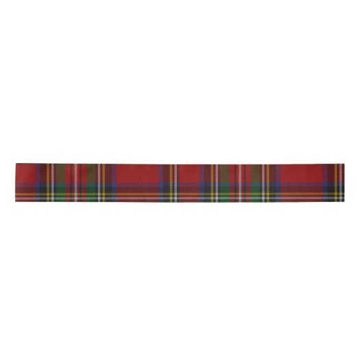 Ruban En Satin Classic Stewart plaid pour un Noël tatan (Devant)