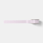 Ruban En Satin Classique Gingham Début d'Automne | Lilas Chaud (Devant)