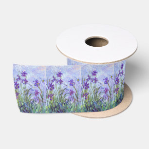 Ruban En Satin Claude Monet - Iris Mauves / Iris Mauves