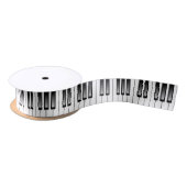 Ruban En Satin Clavier de piano continu (Bobine)