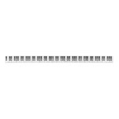 Ruban En Satin Clavier de piano continu (Devant)