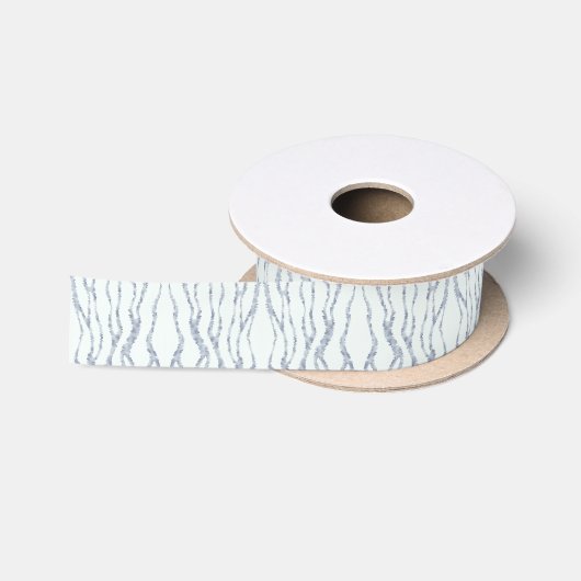 Ruban En Satin Cloudy Grey Zebra Eraser Scratch Art (Bobine)