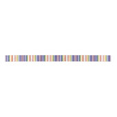 Ruban En Satin Code barre double arc-en-ciel (Devant)