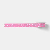 Ruban En Satin Coeurs blancs Saint Valentin (Devant)