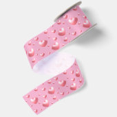 Ruban En Satin Cœurs roses (Dos)
