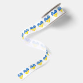 Ruban En Satin Coeurs ukrainiens (Dos)