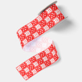 Ruban En Satin Cœurs XOXO Saint-Valentin (Dos)