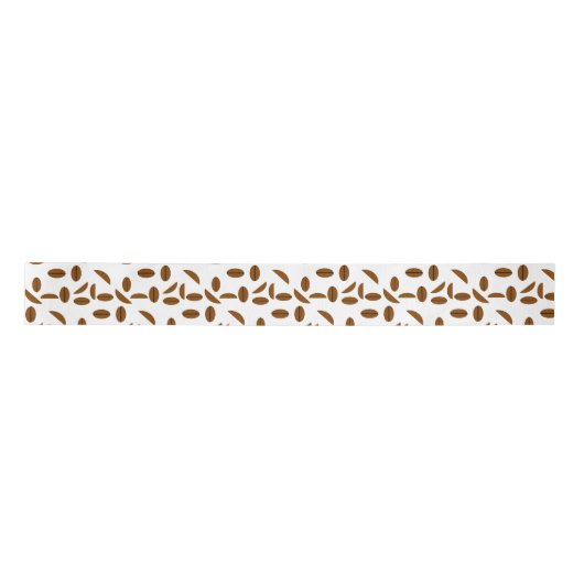Ruban En Satin Coffee Beans Galore Ribbon (Devant)