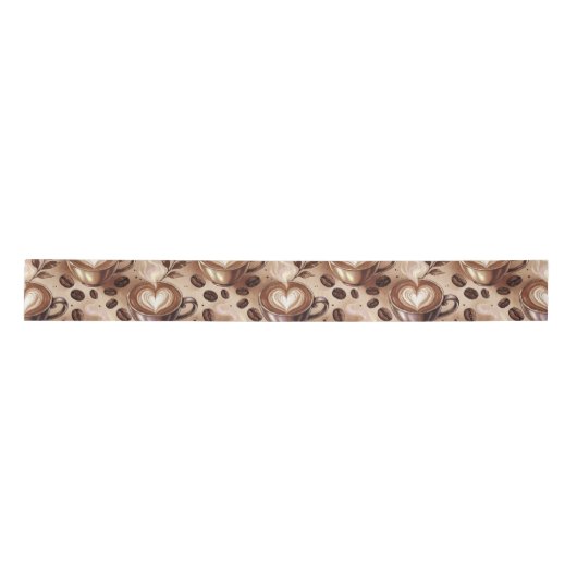 Ruban En Satin Coffee pattern (Devant)