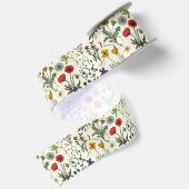 Ruban En Satin Collage de fleurs sauvages (Dos)