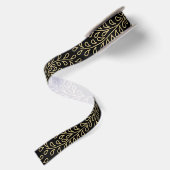 Ruban En Satin Collection Branches Dorées (Dos)
