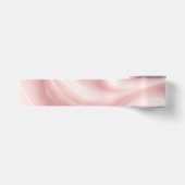 Ruban En Satin Conception Abstraite Crème Rose (Devant)