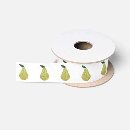 Ruban En Satin Conception de la poire pointue (Bobine)