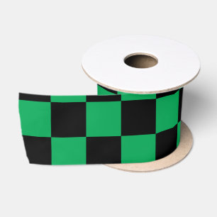 Ruban En Satin Contrôleurs noirs verts