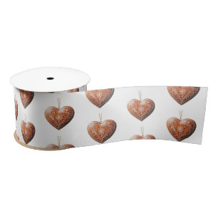 Ruban En Satin Cookie de Noël rustique Décoré traditionnel