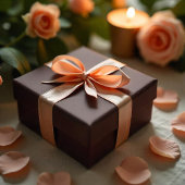 Ruban En Satin Cookie en pain d'épices de Noël Brown D78F62