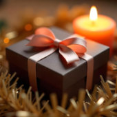 Ruban En Satin Cookie en pain d'épices de Noël Brown D78F62