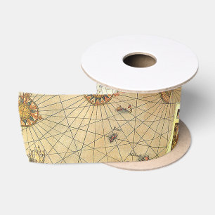 Ruban En Satin Copie vintage de carte
