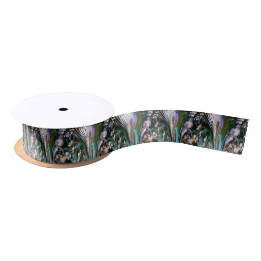 Ruban En Satin Coque d'Abalone (Bobine)