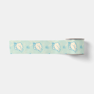 Ruban En Satin Coquillages et étoiles de mer