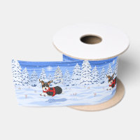 Costume de renne de Noël Corgi noir mignon