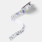 Ruban En Satin Côté Chic | Soirée Océan Violet et Vert Citron (Dos)