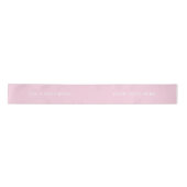 Ruban En Satin Couleur claire et douce Pastel rose (Devant)