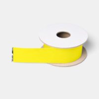 Couleur jaune ensoleillé uni 1,5 pouces