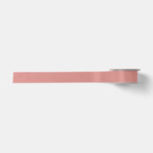 Ruban En Satin Couleur Or Rose Uni Moderne (Devant)