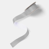 Ruban En Satin Couleur solide argent (Dos)