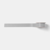 Ruban En Satin Couleur solide argent (Devant)