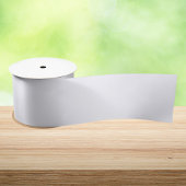 Ruban En Satin Couleur solide blanc Fantôme