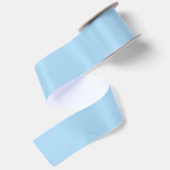 Ruban En Satin Couleur solide bleu clair doux #abdaf7 (Dos)