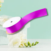 Ruban En Satin Couleur solide Fuchsia | Classic Elegant