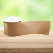 Ruban En Satin Couleur solide or Bakelite