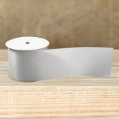 Ruban En Satin Couleur solide platine