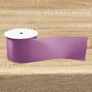 Ruban En Satin Couleur solide prune violette