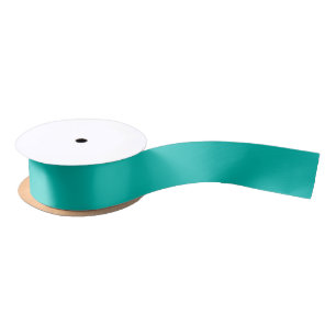 Ruban En Satin Couleur solide : Turquoise