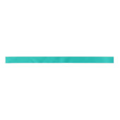 Ruban En Satin Couleur solide : Turquoise (Devant)