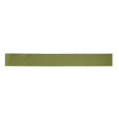 Ruban En Satin Couleur solide vert olive (Devant)