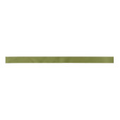 Ruban En Satin Couleur solide vert olive (Devant)