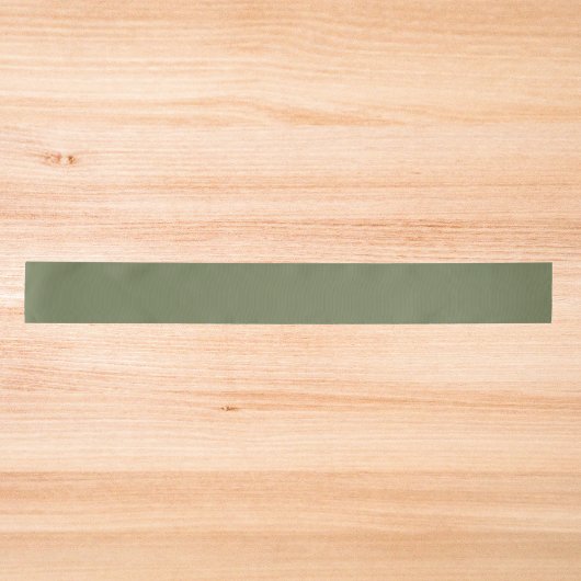 Ruban En Satin Couleur solide verte Sage