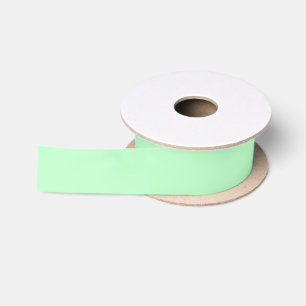 Ruban En Satin Couleur Uni : Menthe