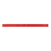 Ruban En Satin Couleur Uni : Rouge (Devant)