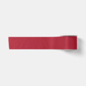 Ruban En Satin Couleur uni rouge de Noël (Devant)