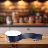 Ruban En Satin Couleurs de tendance - Couleur bleu marine - Solid