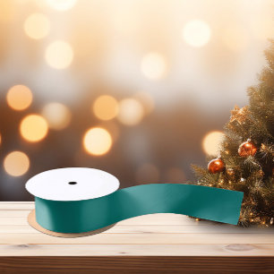 Ruban En Satin Couleurs modernes - Ruban satiné Turquoise foncé