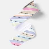 Ruban En Satin Couleurs Pastel Ondulées (Dos)